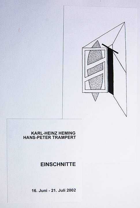 Einladung zur Ausstellung Einschnitte